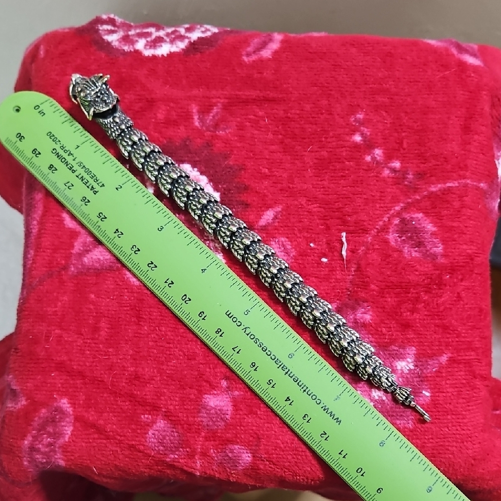 Silver Chinese Dragon Bracelet - Picture 7 of 7
